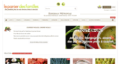 Desktop Screenshot of 33.lepanierdesfamilles.com